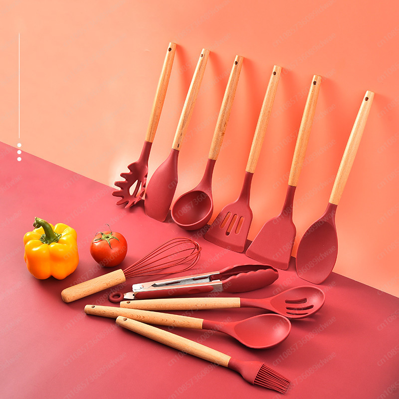 Kitchen Baking Pan Storage - 12 Parçalı silikon mutfak gereçleri seti,