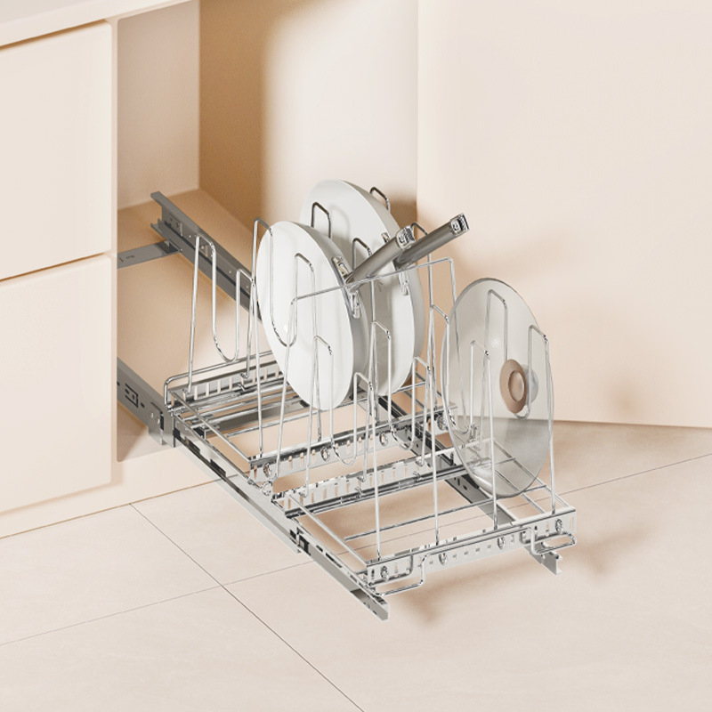 Kitchen Cabinet Baking Organizer - Paslanmaz Çelik Mutfak Dolabı İçin Çekmece