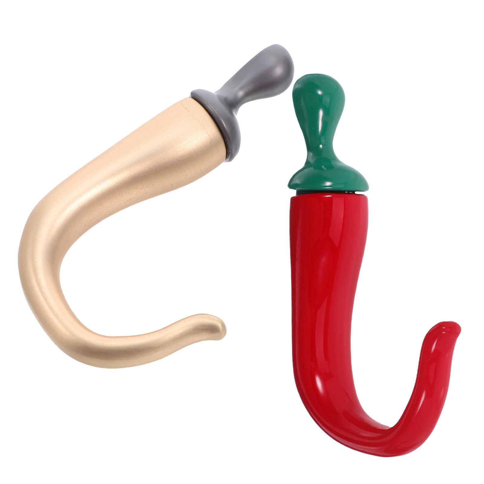 Kitchen Utensils - 2 Adet Biber Şeklinde Duvar Askısı,
