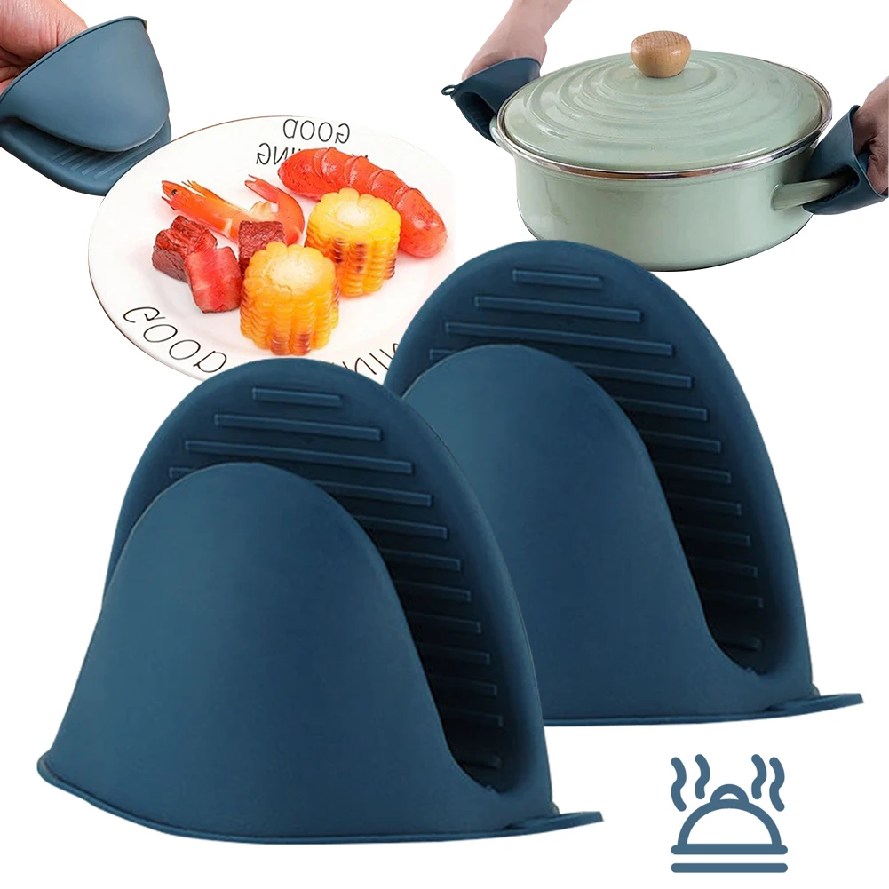 Kitchen Oven Baking Pans - Silikon Fırın Eldivenleri Isıya Dayanıklı Tutacaklar