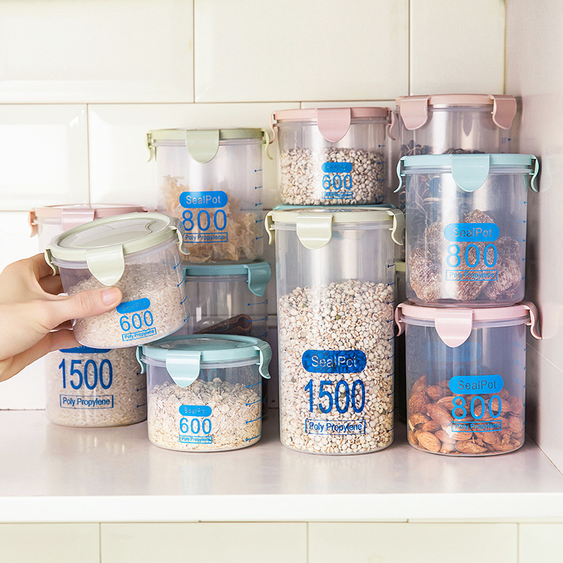 Kitchen Bank - 1/4 adet mühürlü kavanoz tahıl depolama