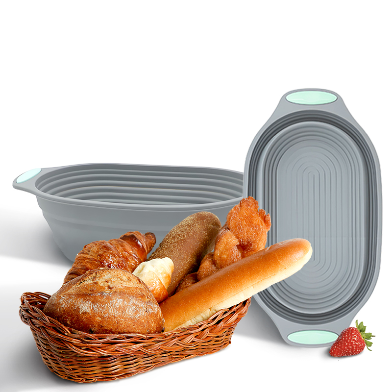 Kitchen Equipment For Baking - 1 adet silikon katlanabilir banneton ekmek
