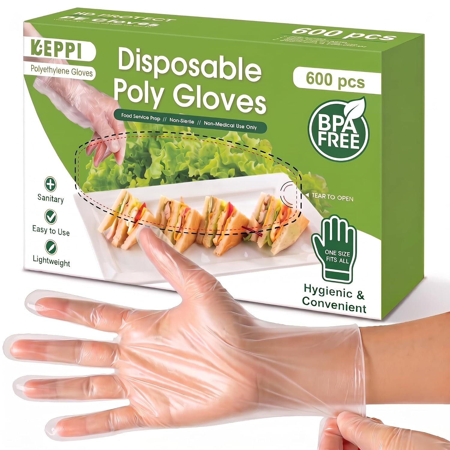 Baking Powder Kitchen - Keppi 600'lu Paket Tek Kullanımlık Mutfak