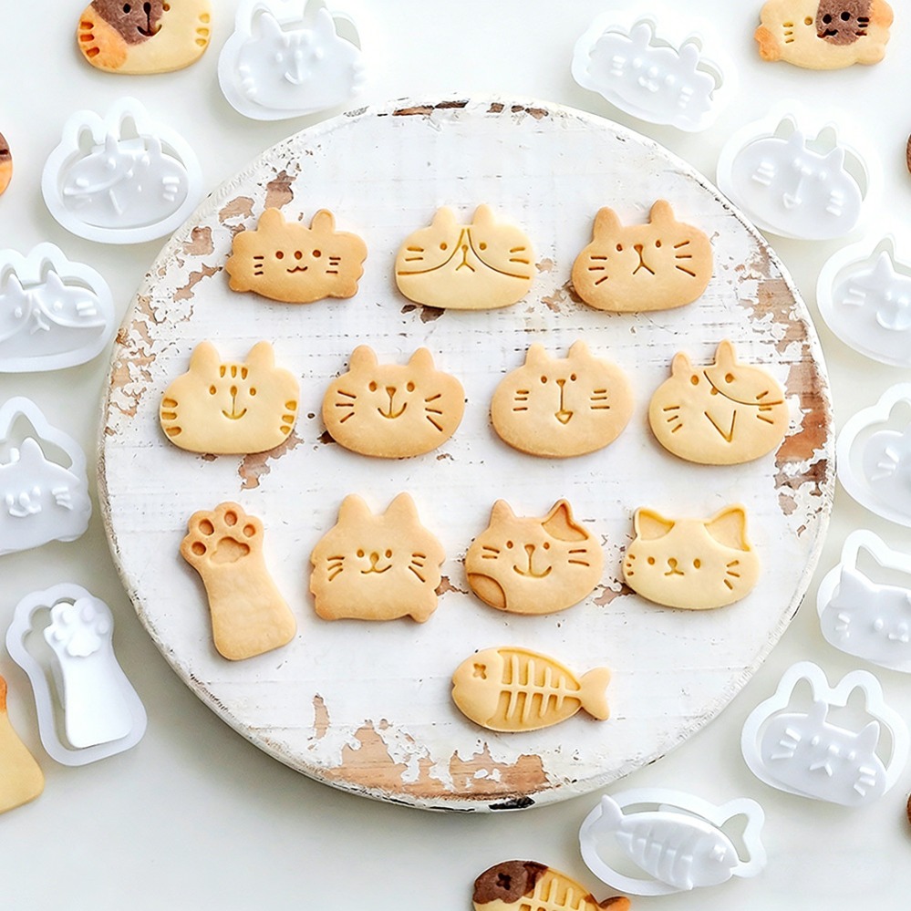 Kitchen Equipment For Baking - Sevimli Kedi Yavrusu Kendin Yap Damgalı