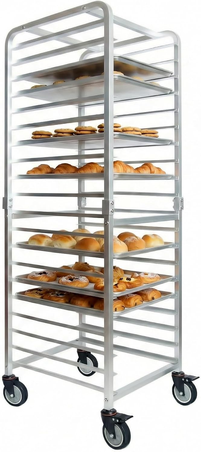 Kitchen Baking Pan Storage - Ticari 20 Katmanlı Paslanmaz Çelik Tepsi