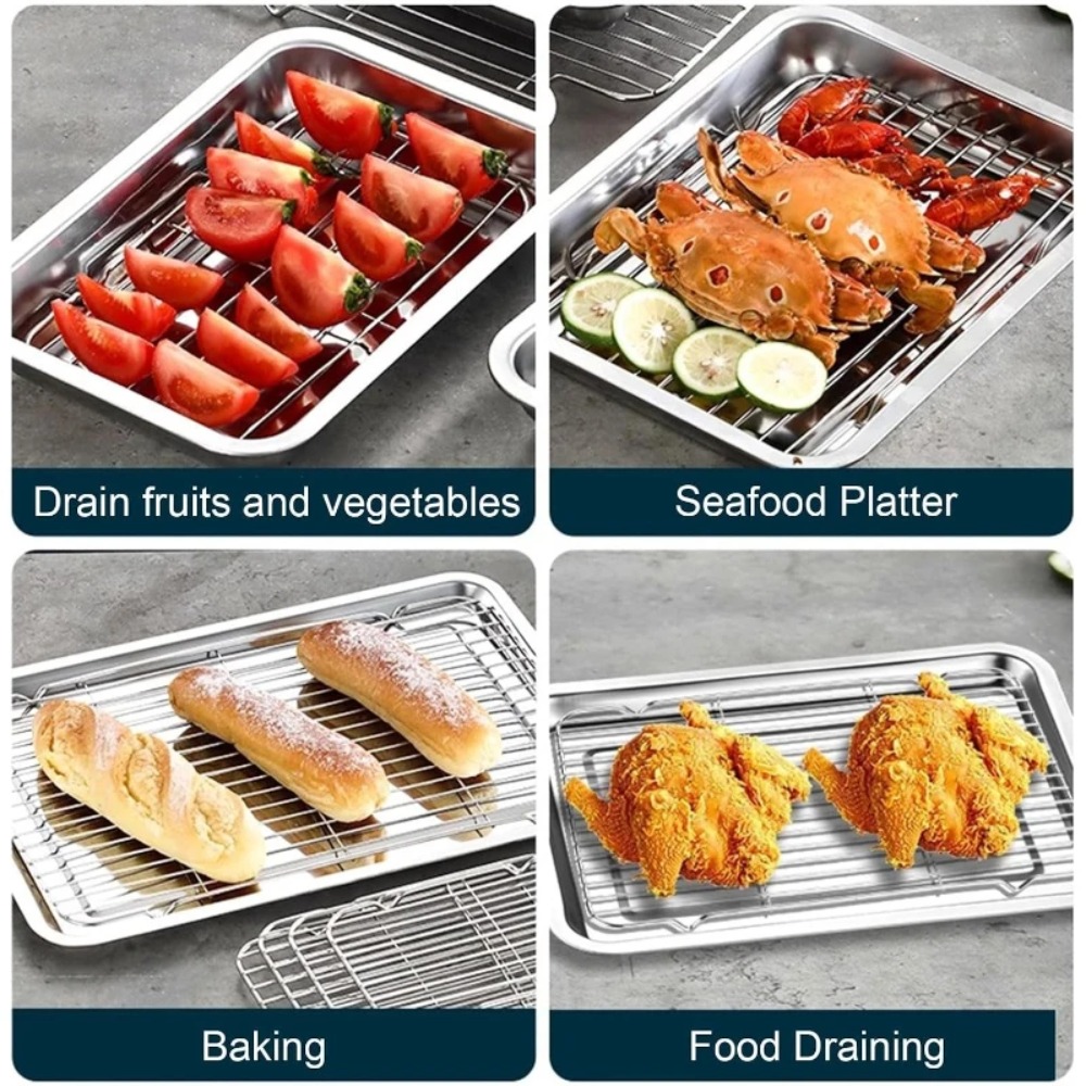 Paslanmaz Çelik Fırın Tepsisi, - Kitchen Baking Pan Storage incelemesi ve fiyatı