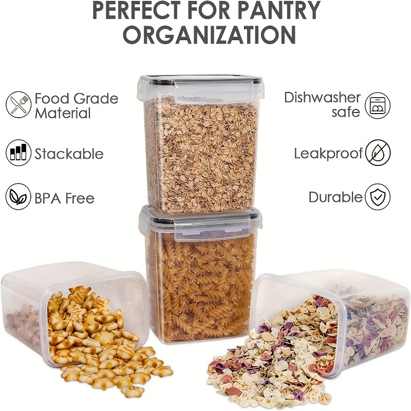 6 adet hava geçirmez gıda sakl - Kitchen Baking Pantry incelemesi ve fiyatı
