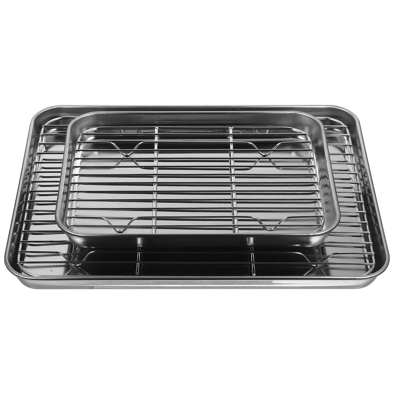 Paslanmaz Çelikten Yapılmış 2  - Kitchen Baking Pan Storage incelemesi ve fiyatı