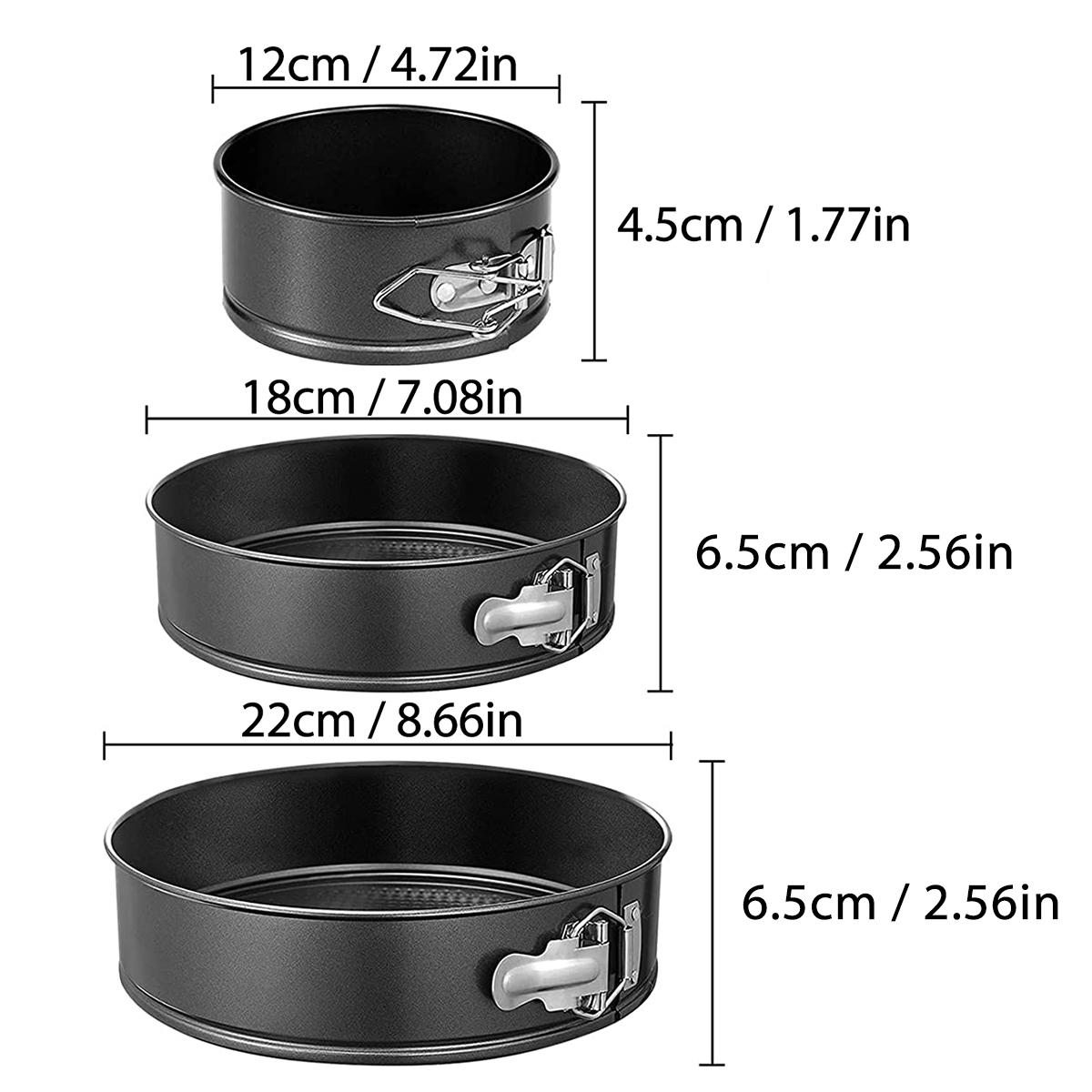 1PC, 3PCS Kek Tavası Seti, Yuv - Kitchen And Baking Equipment incelemesi ve fiyatı