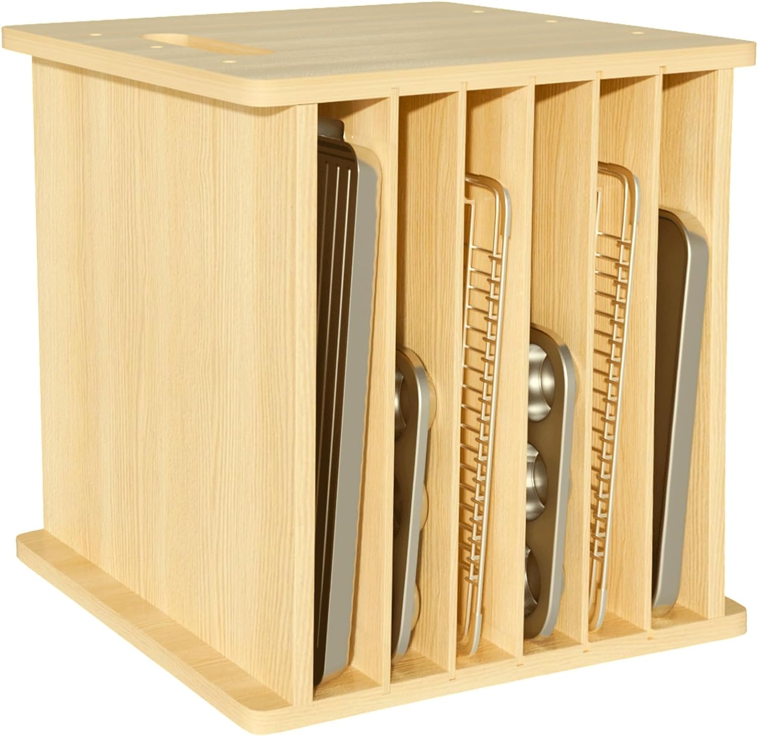 Ahşap Fırın Tepsisi Bölücü Düz - Kitchen Cabinet Baking Organizer incelemesi ve fiyatı