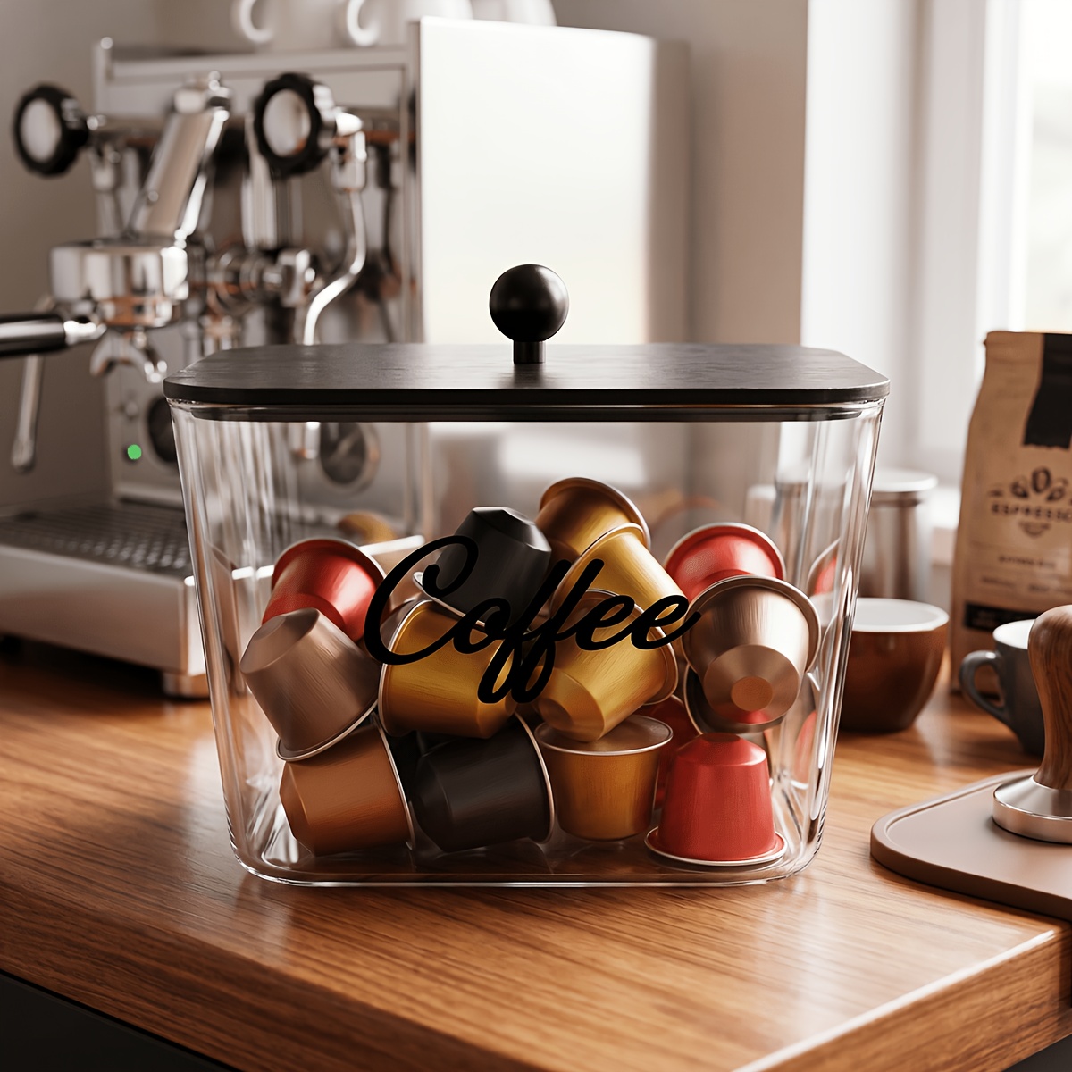 Kapaklı Kahve Kapsülü Tutucu P - Kitchen Baking Tray Organizer incelemesi ve fiyatı