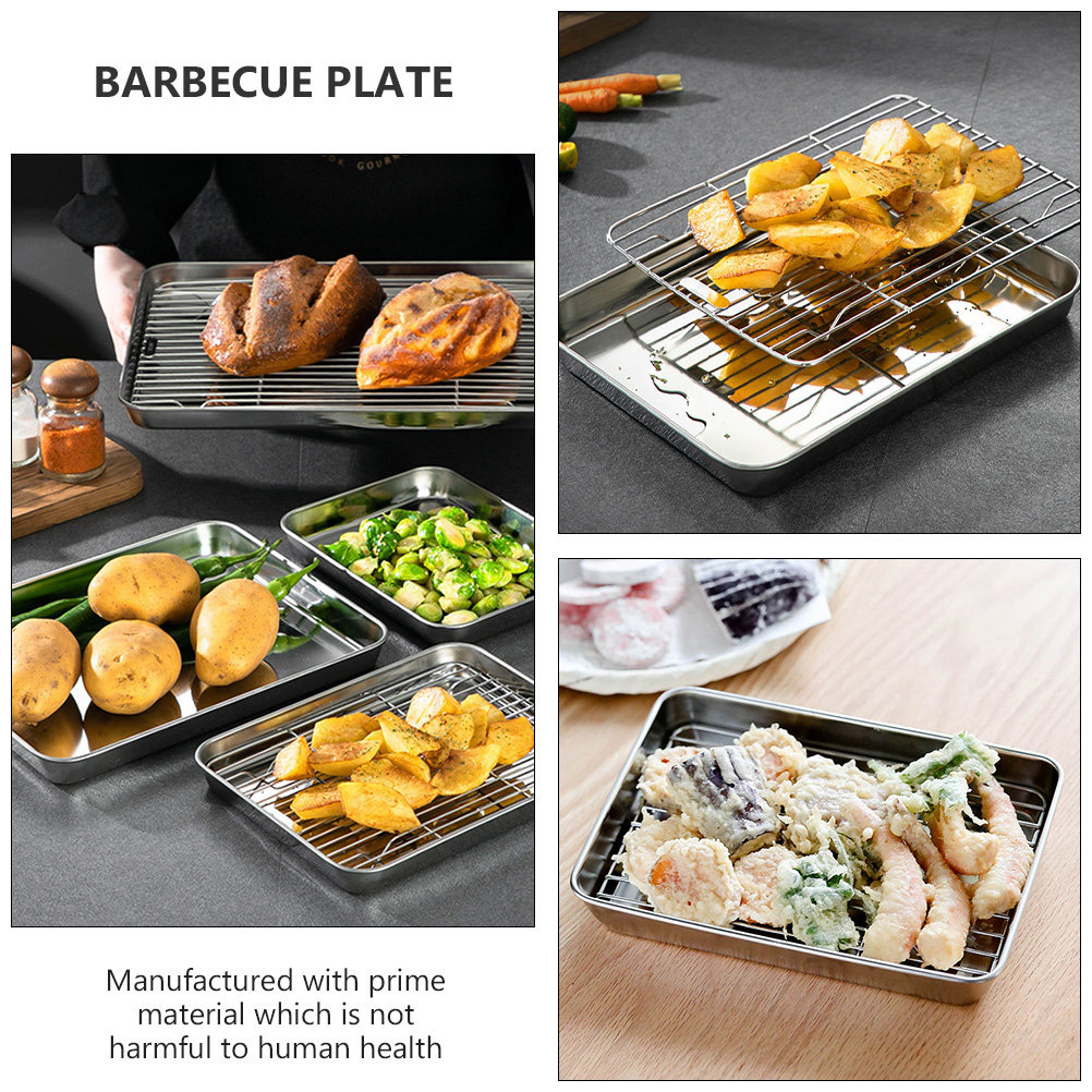 2 Adet Paslanmaz Çelik Süzgeç  - Kitchen Baking Pan Storage incelemesi ve fiyatı