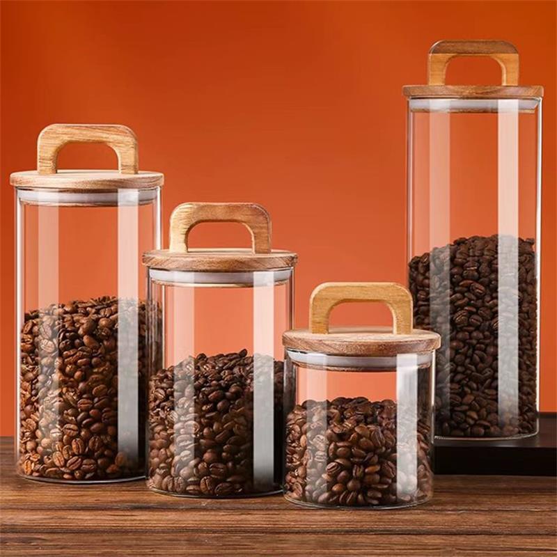 Bambu kapaklı şeffaf cam kavan - Kitchen Bank incelemesi ve fiyatı