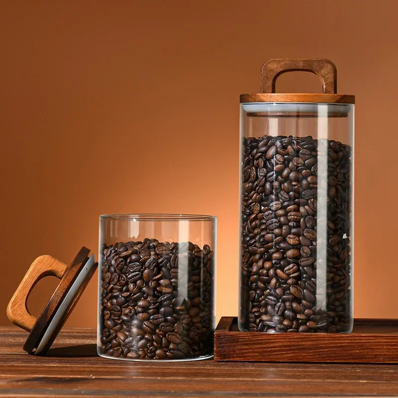 Bambu kapaklı şeffaf cam kavan - Kitchen Bank incelemesi ve fiyatı