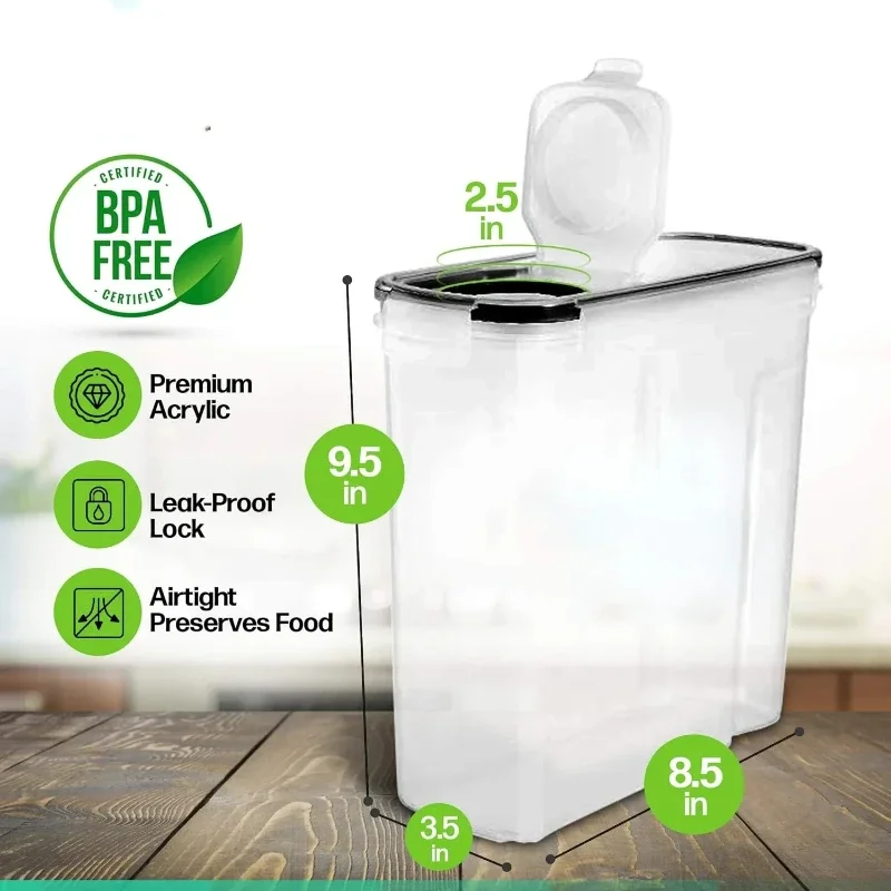 Gıda depolama kapaklı konteyne - Kitchen Bank incelemesi ve fiyatı
