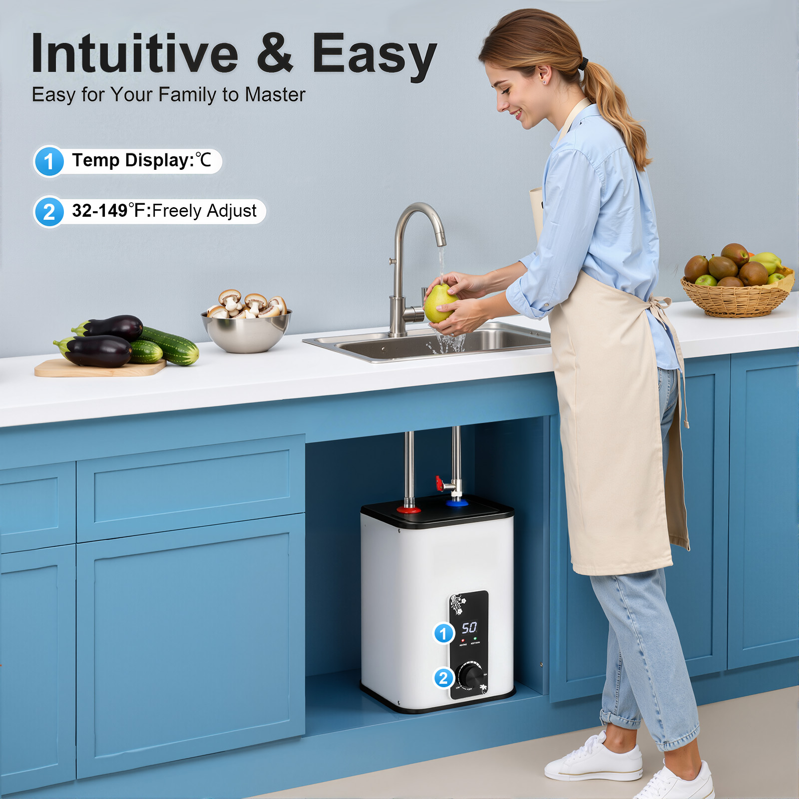 Anında Sıcak Su Isıtıcısı 1500 - Miniature Baking Kitchen incelemesi ve fiyatı