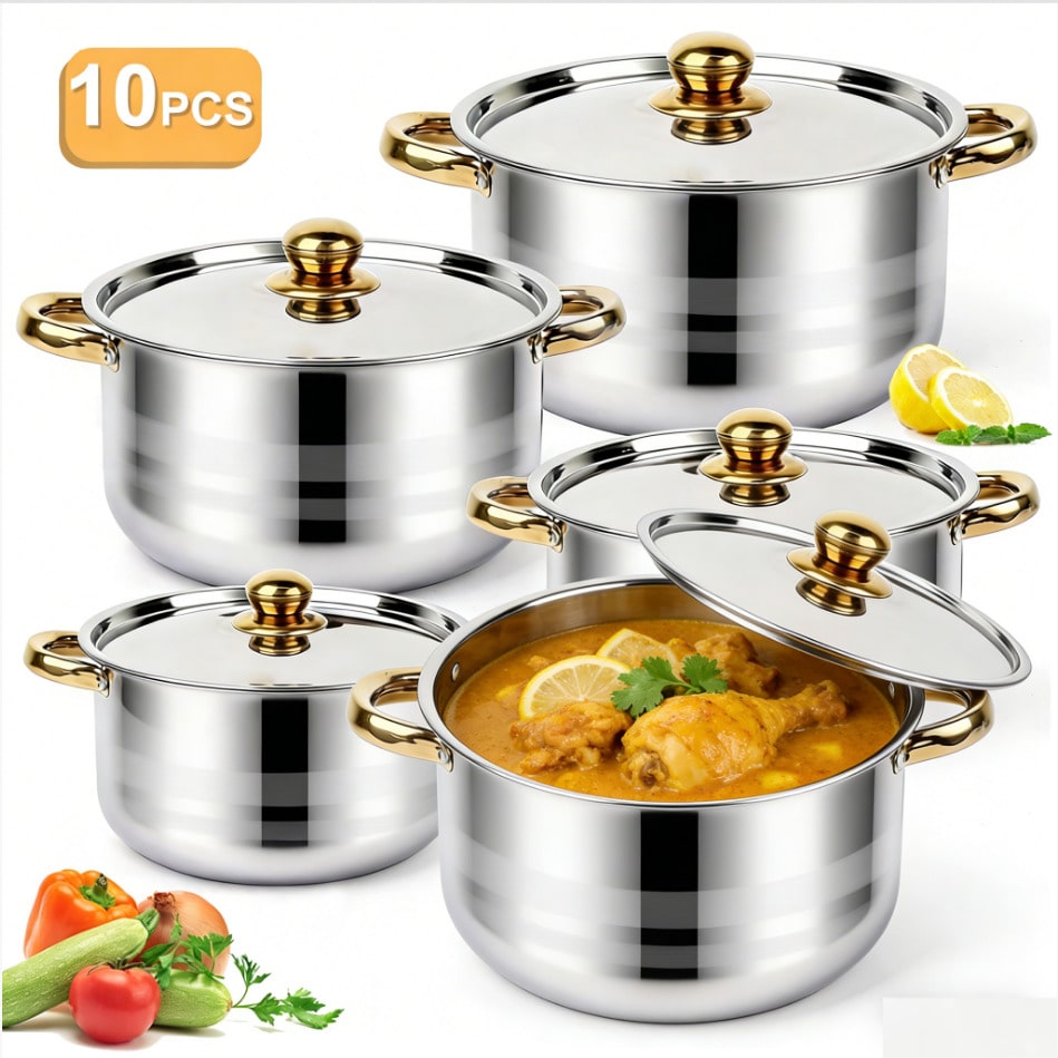 Paslanmaz Çelik Tencere Seti M - Kitchen Baking Kit incelemesi ve fiyatı