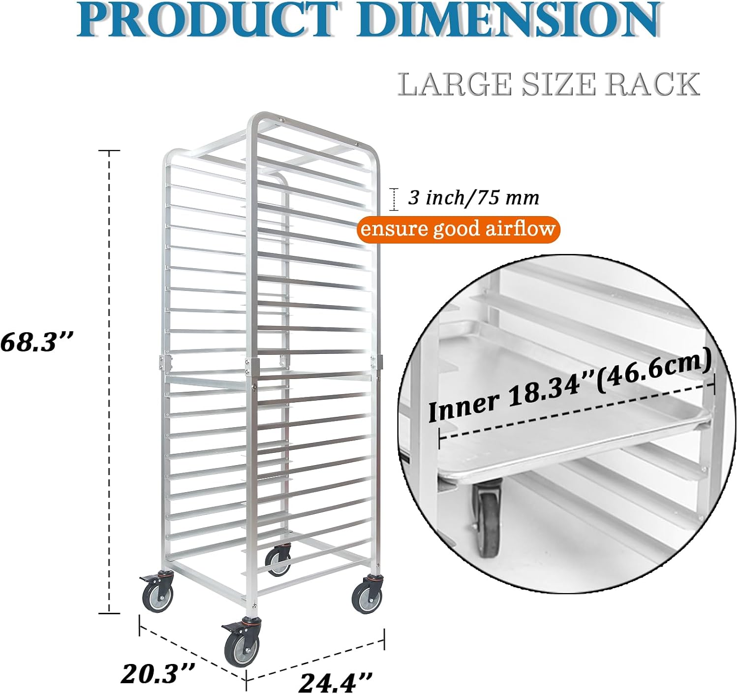 Ticari 20 Katmanlı Paslanmaz Ç - Kitchen Baking Pan Storage incelemesi ve fiyatı