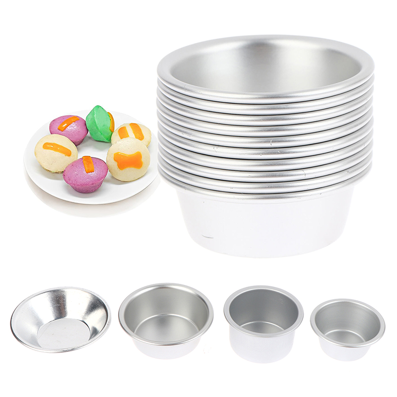 10pcs Puto Cake Mold Aluminum  - Kitchen Oven Baking Pans incelemesi ve fiyatı