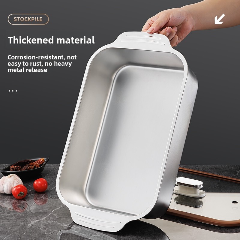 Gıda sınıfı paslanmaz çelik pi - Kitchen Oven Baking Pans incelemesi ve fiyatı