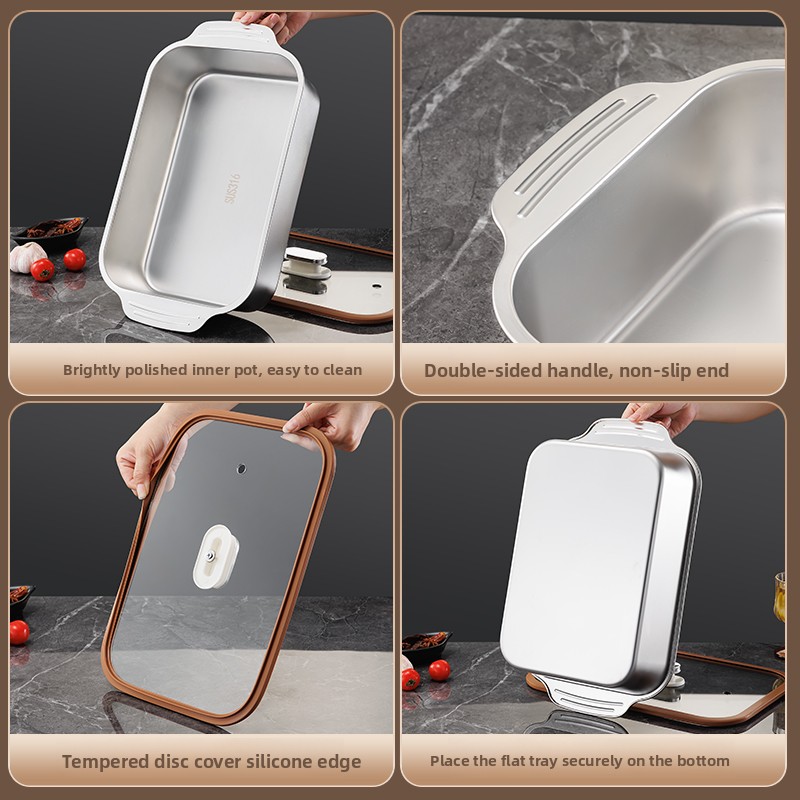Gıda sınıfı paslanmaz çelik pi - Kitchen Oven Baking Pans incelemesi ve fiyatı